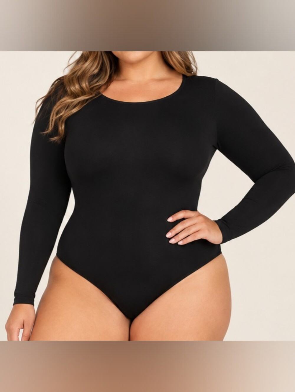 YITTY Nearly Naked Shaping Long Sleeve Bodysuit Black 3X/4X NWT Lizzo Compressio